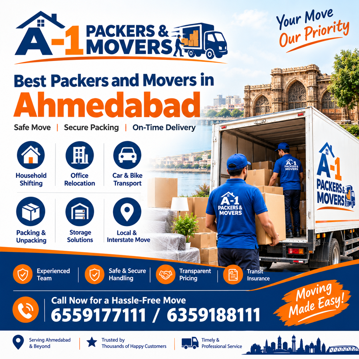 A-1 Packers and Movers Ahmedabad